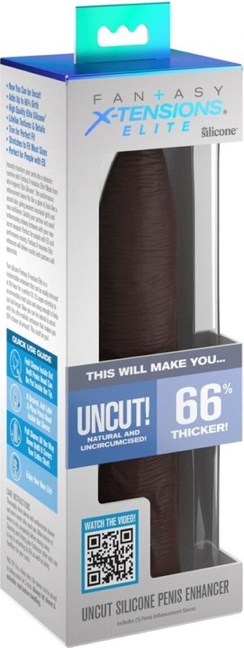 Immagine prodotto Pipedream Guaina per pene "Uncut Silicone Penis Enhancer" con apertura per il glande