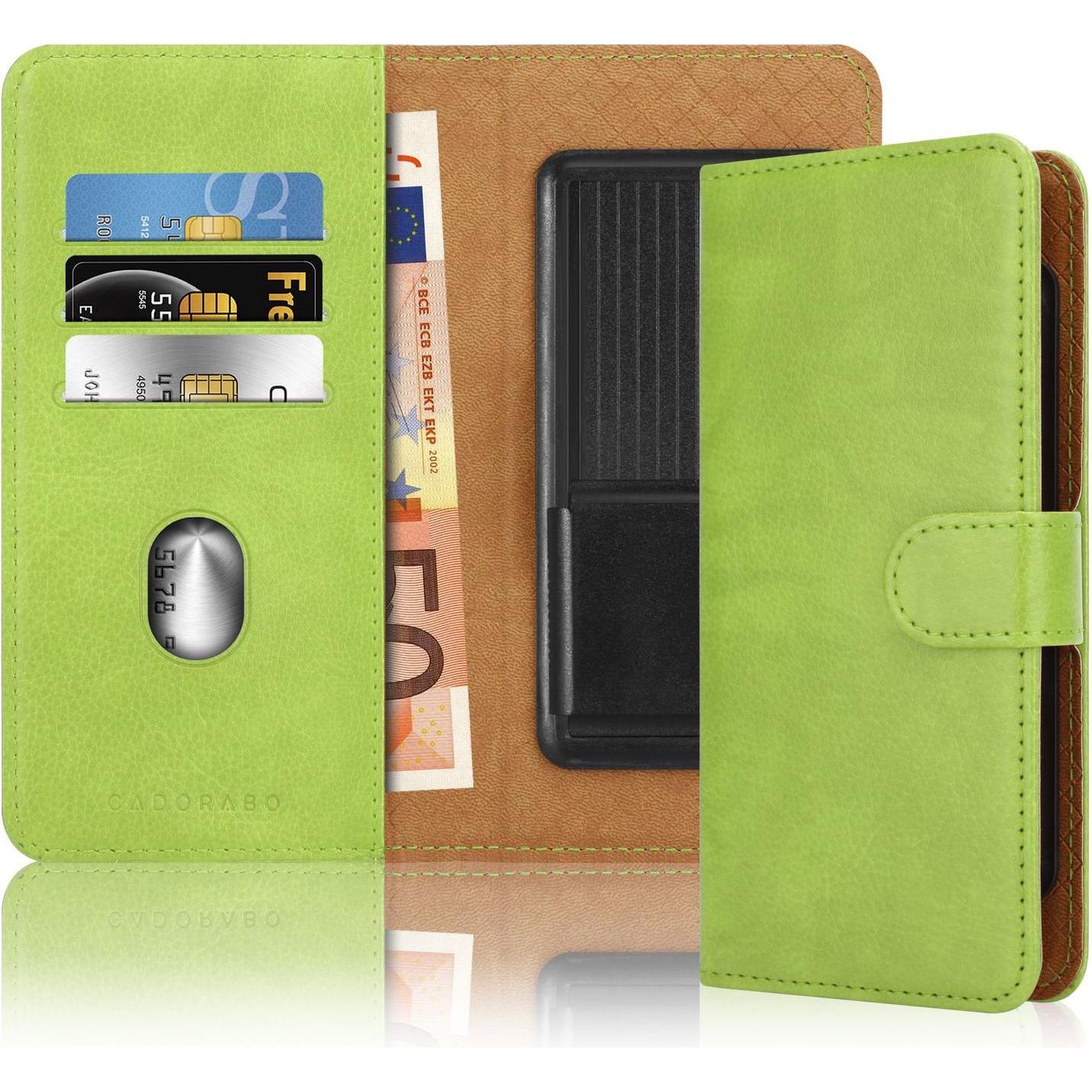 Cadorabo Hülle für LG OPTIMUS GJ Book Case Style (Optimus GJ), Smartphone Hülle, Grün