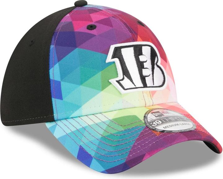Actual product image New Era 39Thirty Cap CRUCIAL CATCH Cincinnati Bengals - M/L (M, L)