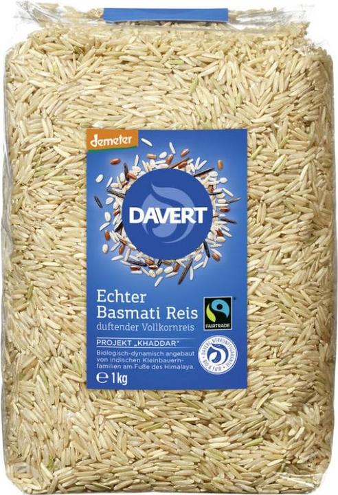 Davert Echter Basmati Reis duftender Vollkornreis Bio (1000 g)
