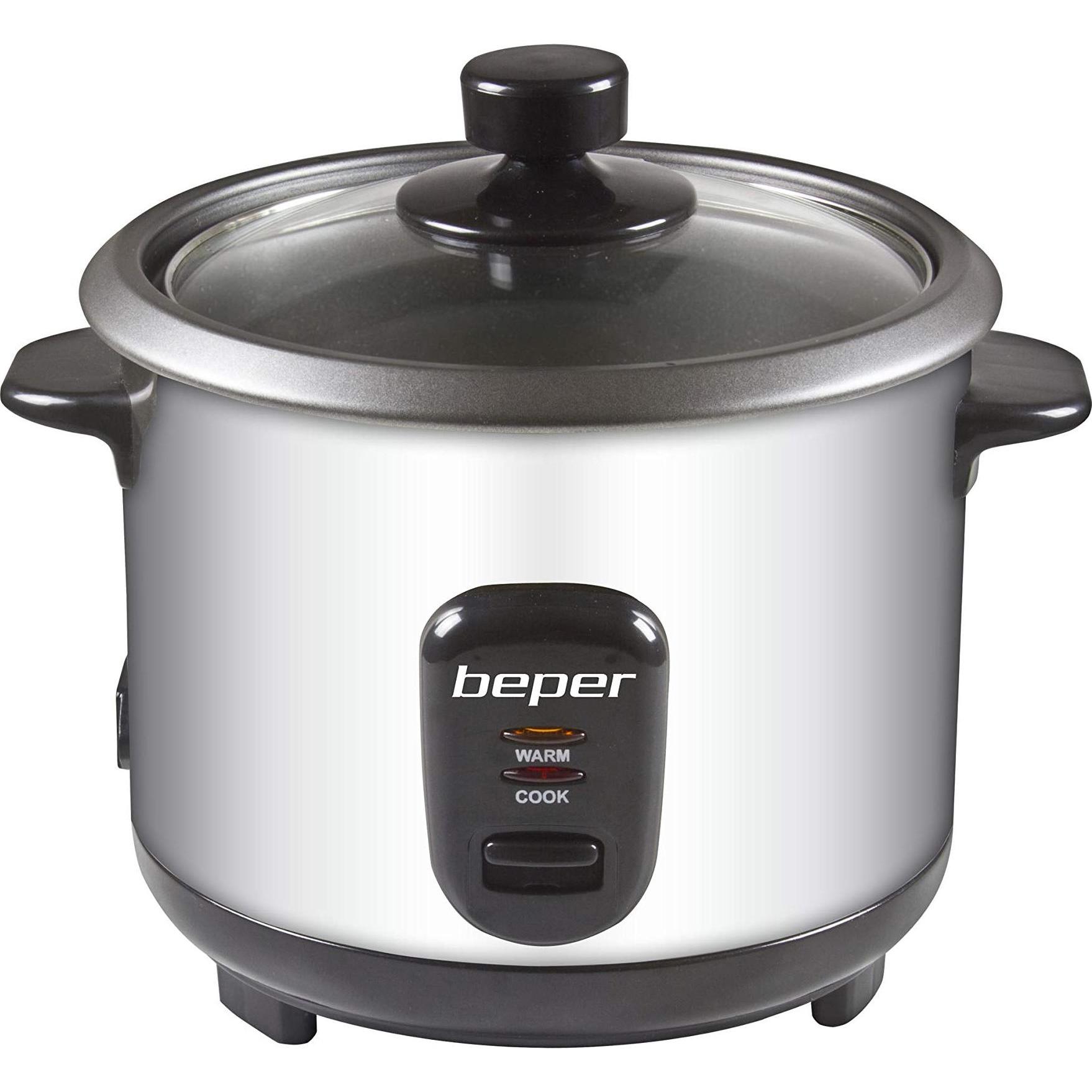 Beper Innensechskant 1, Dampfgarer + Reiskocher, Silber
