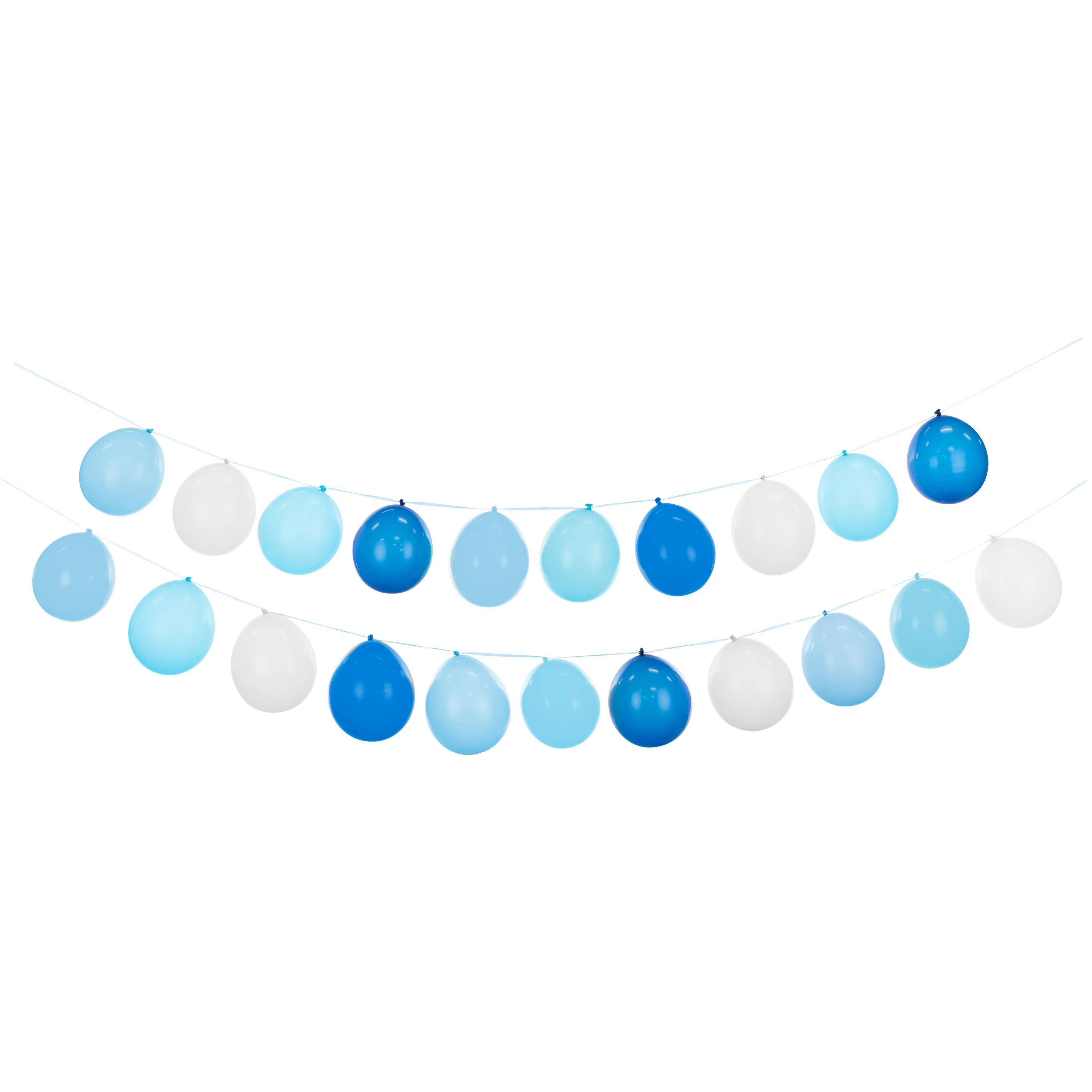 Ginger Ray 3in1 blaue Ballongirlande (20x) (763.64393)