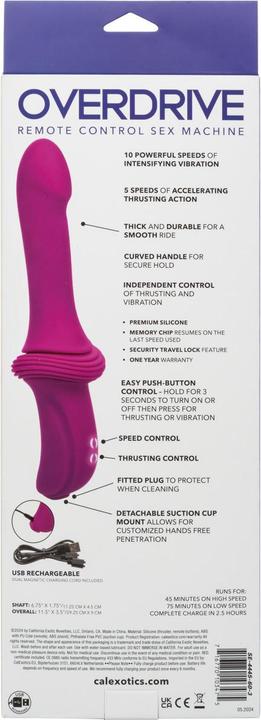 Image du produit CalExotics Sex Machine Smooth Thruster