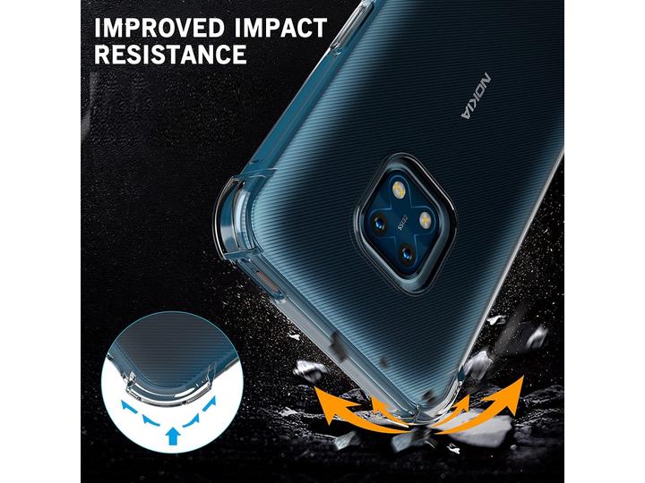 Actual product image Screenguard Nokia XR20 Cover Crystal Soft Airbag Bumper (Nokia XR20)