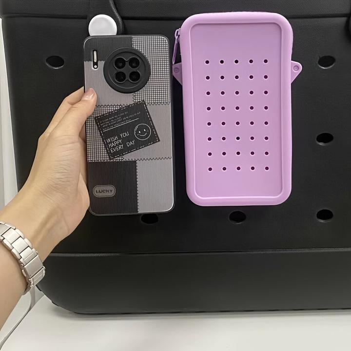 Immagine prodotto Only-Bags.Store Borsa portacellulare chic in silicone a forma di biscotto con tracolla staccabile - leggera