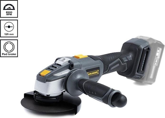 Actual product image Grunder ANGLE GRINDER AG-B0118E 18V BL