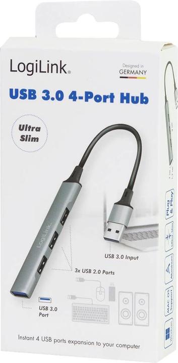 Produktbild LogiLink UA0391 (USB-A, 4 Ports)