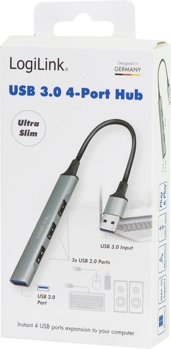 Immagine prodotto LogiLink UA0391 (USB-A, 4 Porti)