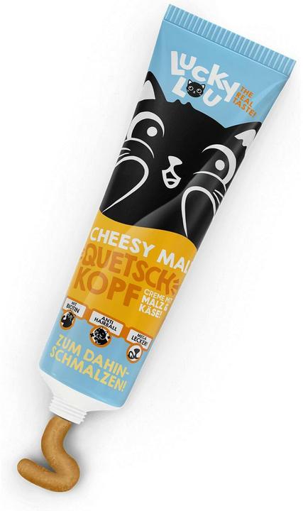 Actual product image Lucky Lou QUETSCHKOPF Cheesy Malt 100g (Adult, 1 pcs., 75 g)