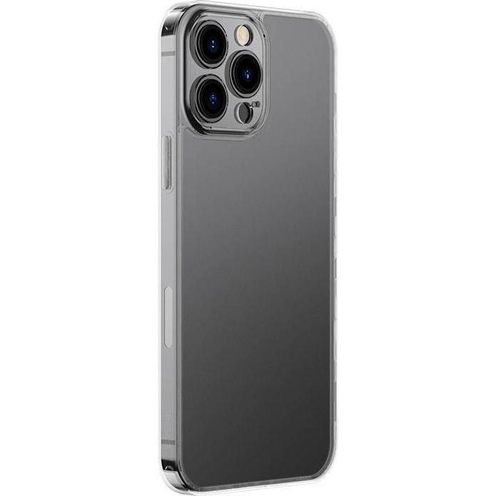 Thumbnail - Baseus Frosted Glass Protective Case For iP 6.7inch 2021 Transparent (Apple iPhone 13 Pro Max), Smartphone Hülle, Transp...
