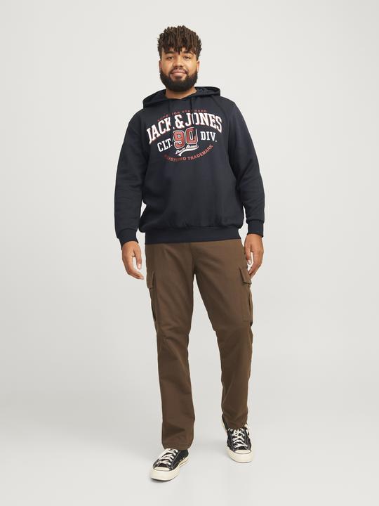 Actual product image Jack & Jones JJELOGO SWEAT HOOD 2 COL 24/25 NOOS PLS (3XL)