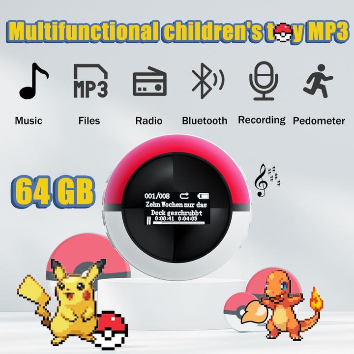 Produktbild Aiandcc Mini Monster Ball MP3-Player für Kinder