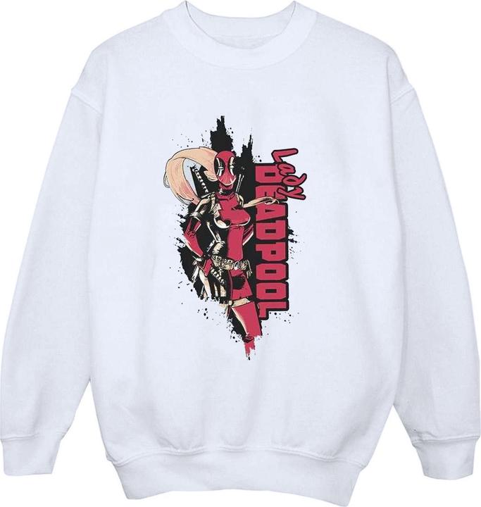Actual product image Womens/Ladies Deadpool Lady Deadpool Sweatshirt (M)