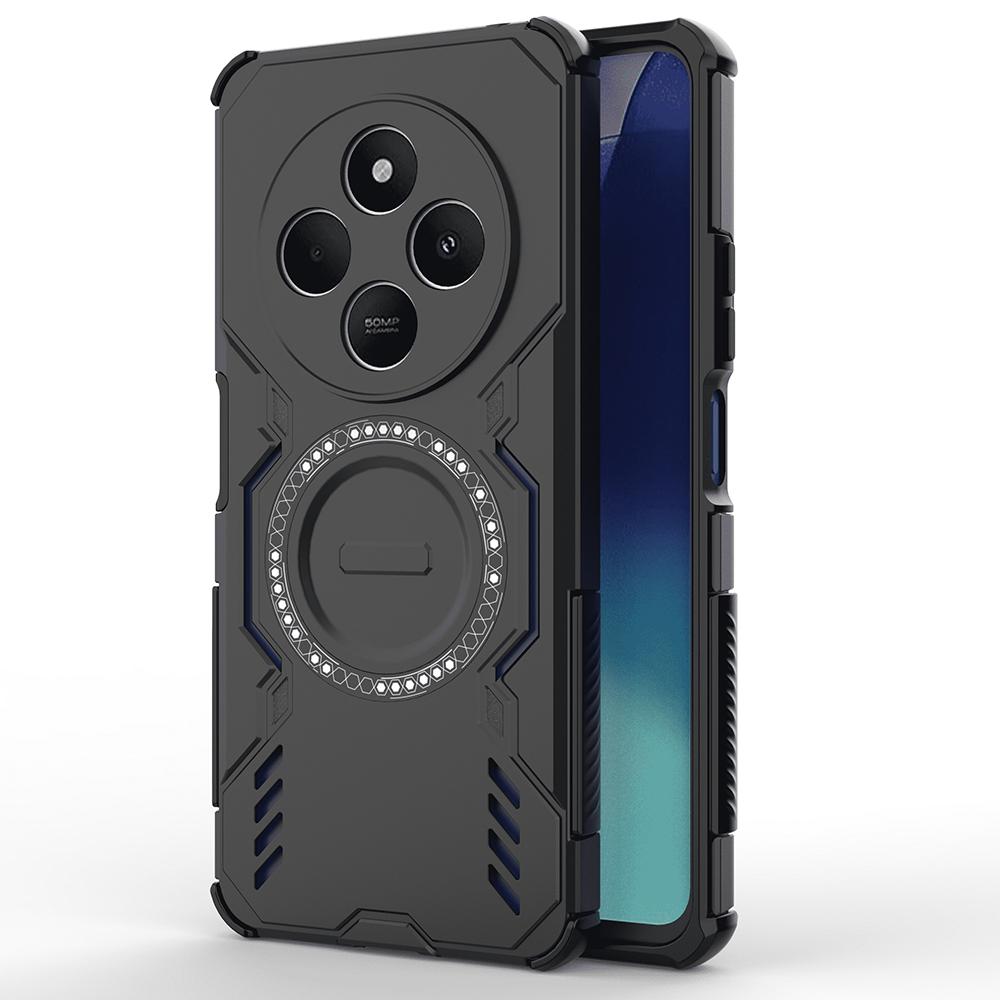 Techsuit - ArmorMag Case - Xiaomi Redmi 14C / Poco C75 - Black (Xiaomi Poco C75, Xiaomi Redmi 14C), Cover smartphone, Nero