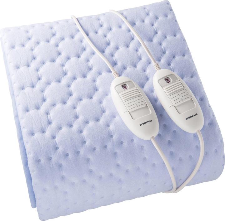 Inventum HN236I - Elektrische Onderdeken - 150x150 cm - Lichtblauw (150 x 140 cm)