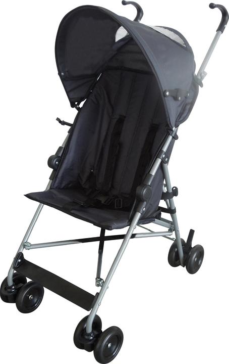 Produktbild Asalvo - Pushchair Moving - Coal - Unfolded: 46 cm W x 74 cm L x 94 cm H Folded: 107 cm W x 22 cm L