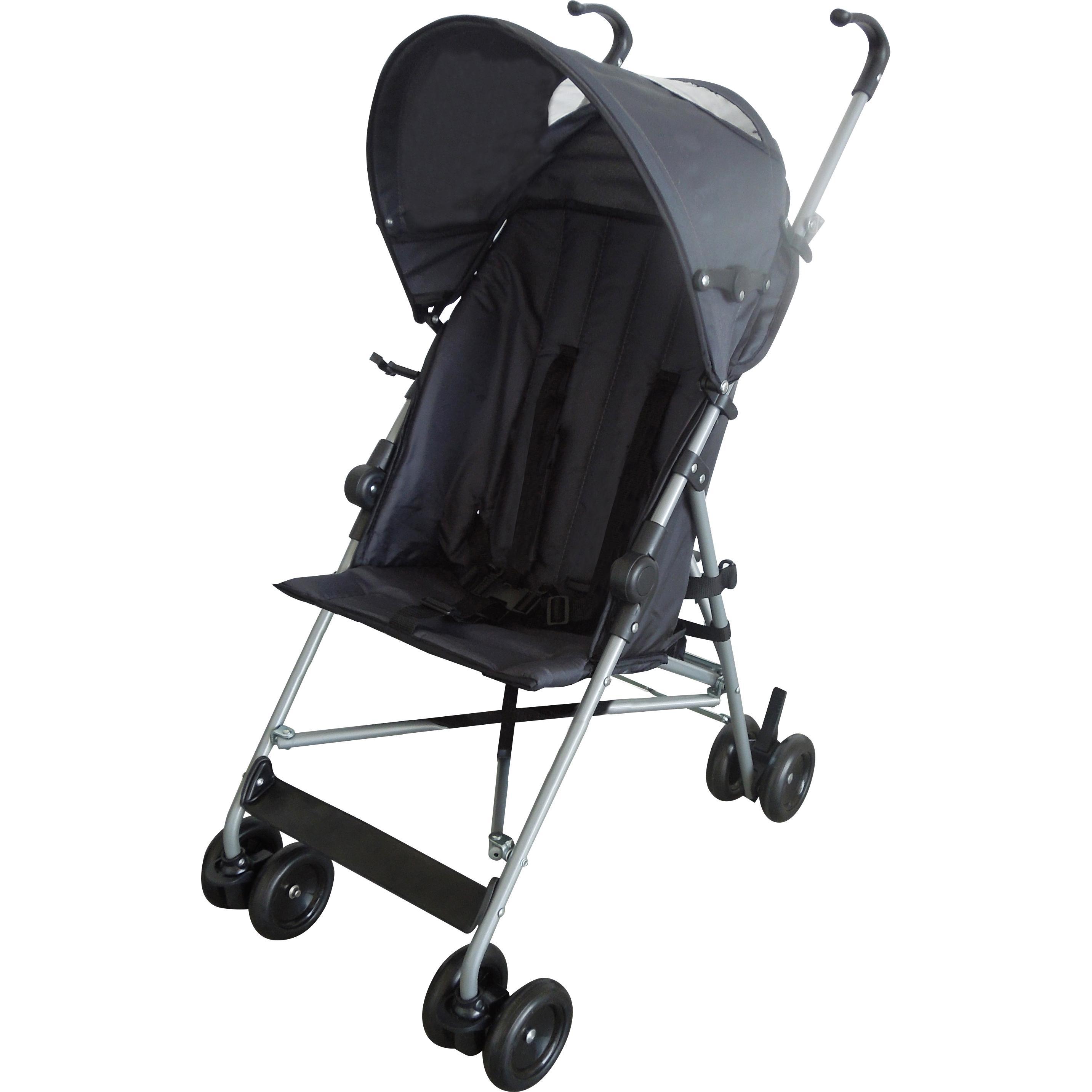 Asalvo, Passeggino, - Pushchair Moving - Coal - Unfolded: 46 cm W x 74 cm L x 94 cm H Folded: 107 cm W x 22 cm L
