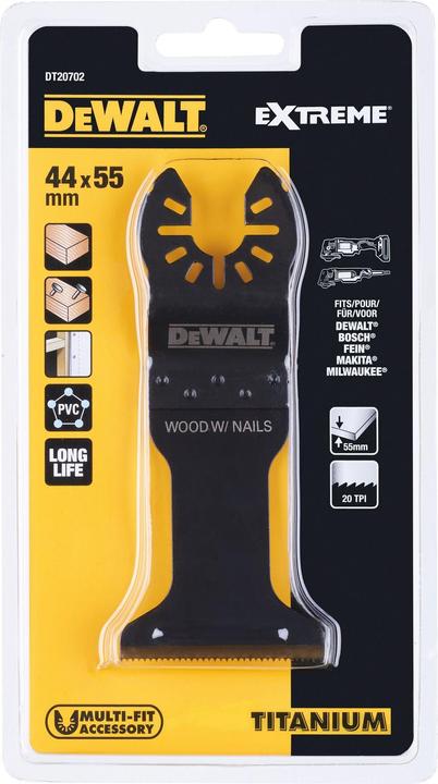 Actual product image DeWalt MultiTool saw blade