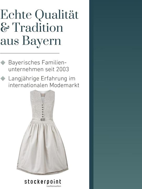 Image du produit Stockerpoint Dirndl Nora, groen (salie), 46 (46)