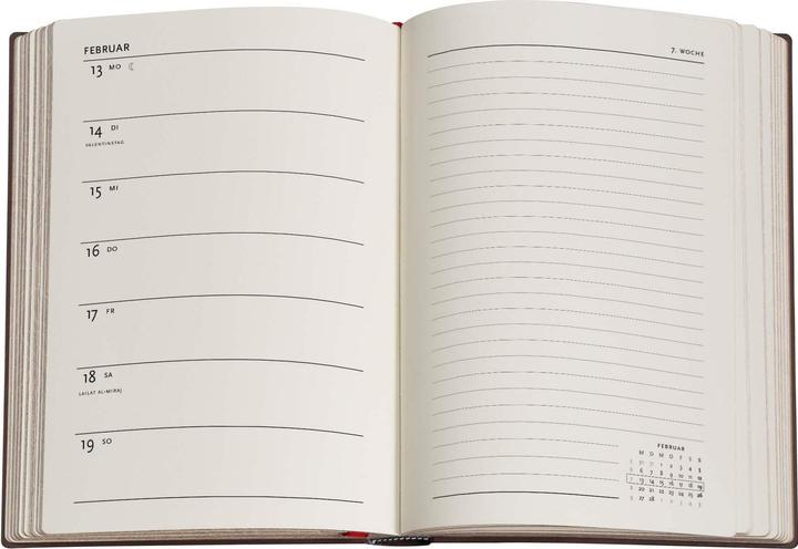 Immagine prodotto Paperblanks PAPERBLAN Agenda Michelangelo 2026 DD0614-6 1W/1S VSO Midi HC DE 13x18cm (MIDI, 1 settimana / 1 pagina)