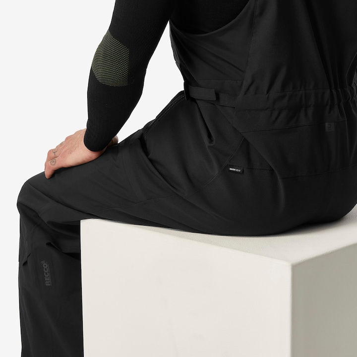 Produktbild Dreamscape Snowboardhose Latzhose Herren wasserdicht - 900 schwarz (M)