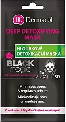 Immagine prodotto Dermacol Maschera disintossicante profonda)ack Magic (Maschera disintossicante profonda) 15 Ml (15 ml)