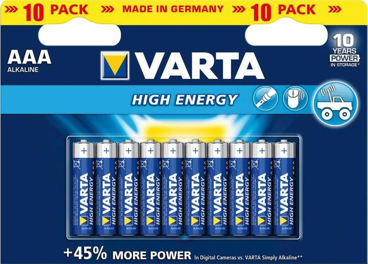 Produktbild Varta Longlife Power (10 Stk., AAA, 1260 mAh)