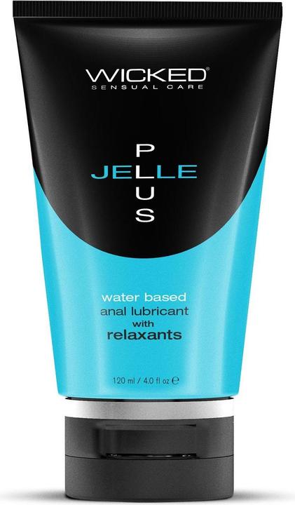 Produktbild Wicked Sensual Care Wicked Jelle Plus Anal Lube W/Relaxa 4oz (120 ml)