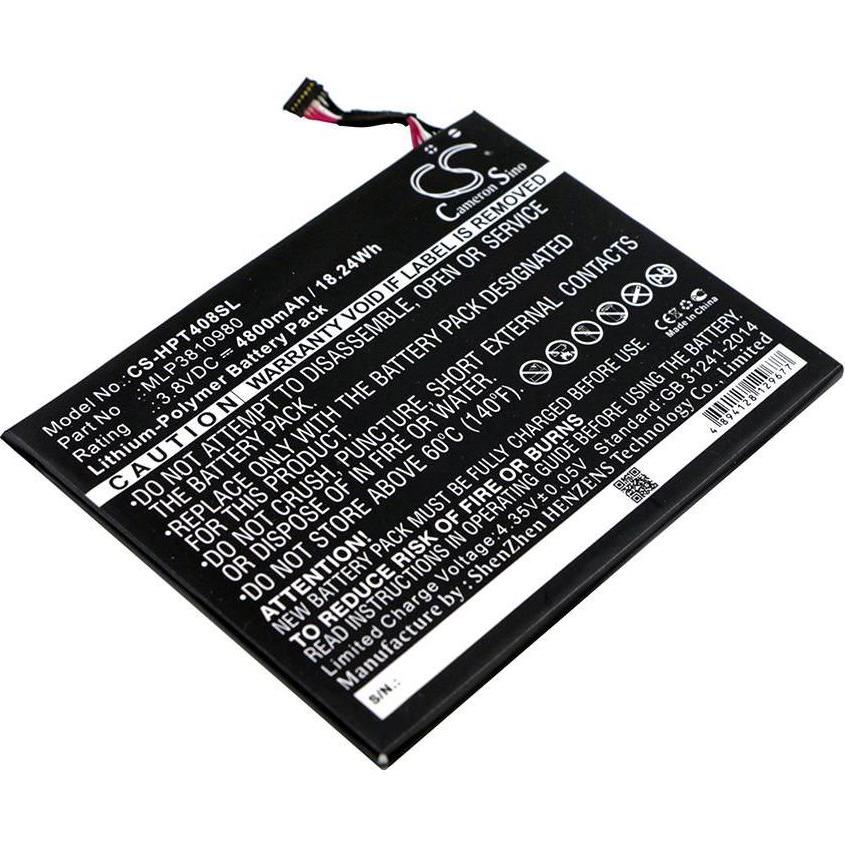 CoreParts Battery for HP Mobile (4800 mAh), Notebook Akku, Schwarz