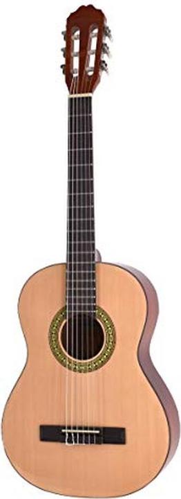 Produktbild Akustik-Gitarren-Set mit Konzertgitarre, Tasche, Buch, Stimmgerät und Plektrum für Anfänger (Konzertgitarren Set)