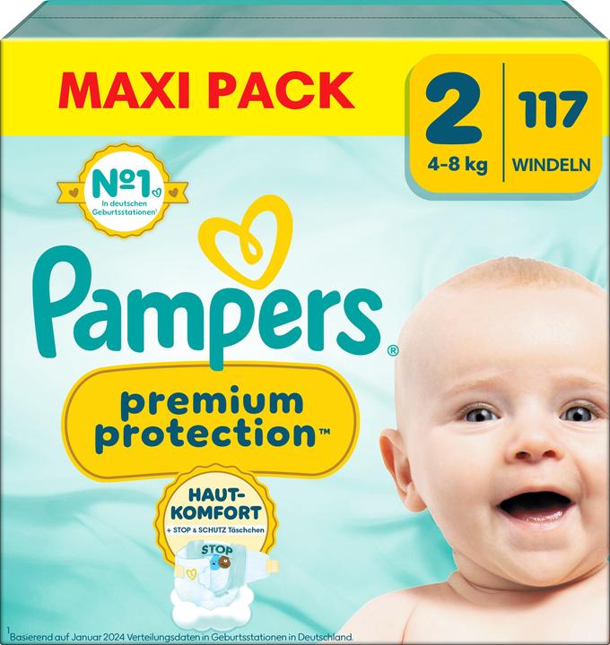 Image du produit Pampers Protection premium (Taille 2, Pack semi-mensuel, 117 pièce(s))