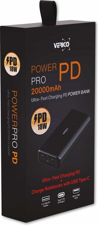 Produktbild Verico Power Pro (20000 mAh, 18 W, 74.74 Wh)