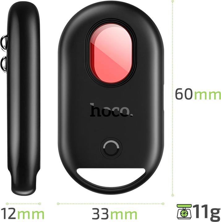 Produktbild Hoco Other Computer Accessory Locator compatible with Apple Find My E95 black (Android, iOS)