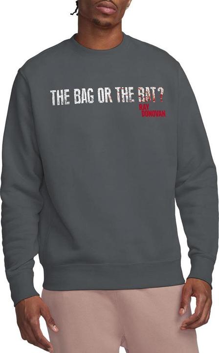 Actual product image Ray Donovan Unisex Adult Bag Or Bat Sweatshirt (L)