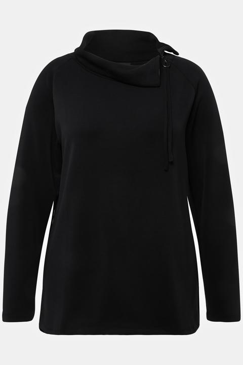 Actual product image Ulla Popken Foldover Neck Sweatshirt (46, 48)