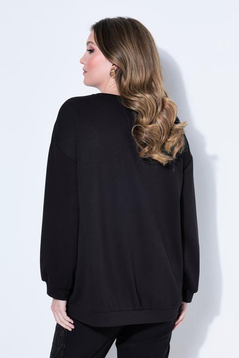 Produktbild Miamoda Sweatshirt, A-Linie, verzierte 3D-Blüte (56)