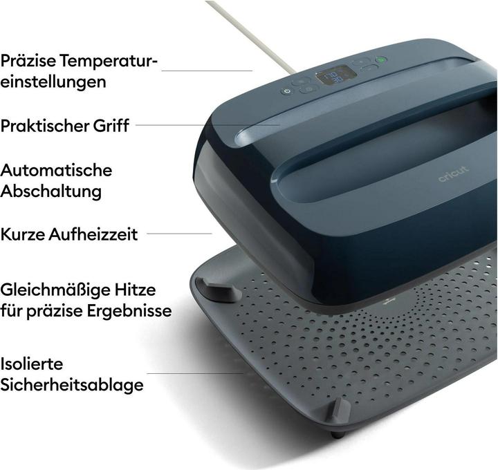 Produktbild Cricut EasyPress SE 25x30cm inkl. Matte Blue (P)