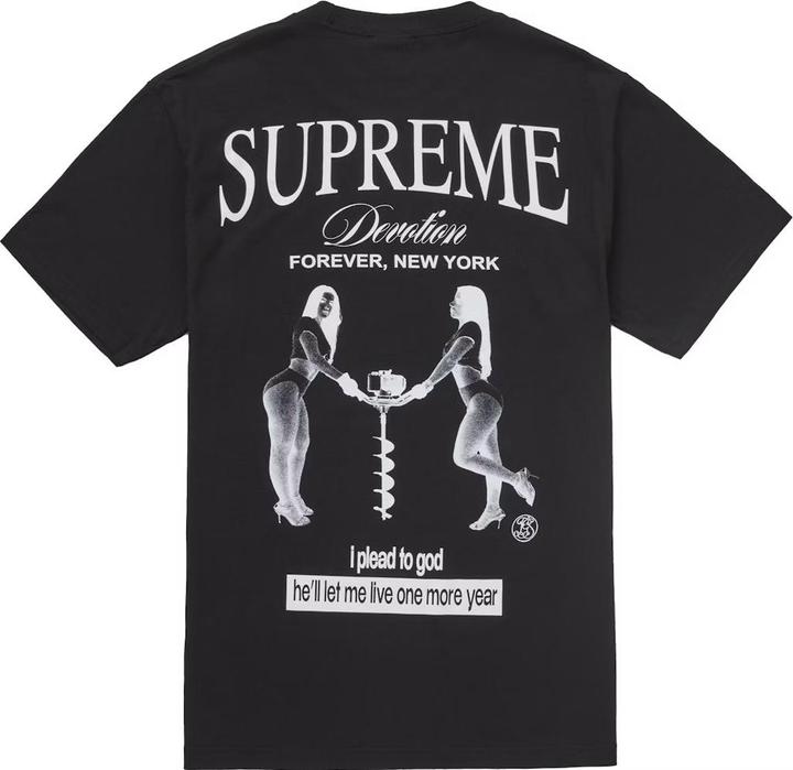 Actual product image Supreme Devotion Tee Black (M)