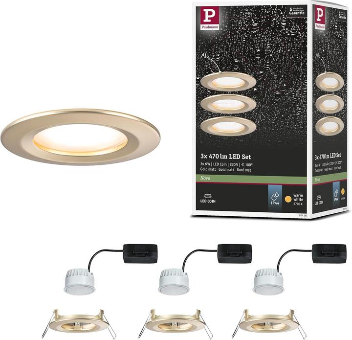 Produktbild Paulmann Einbauleuchte Nova Set (470 lm)