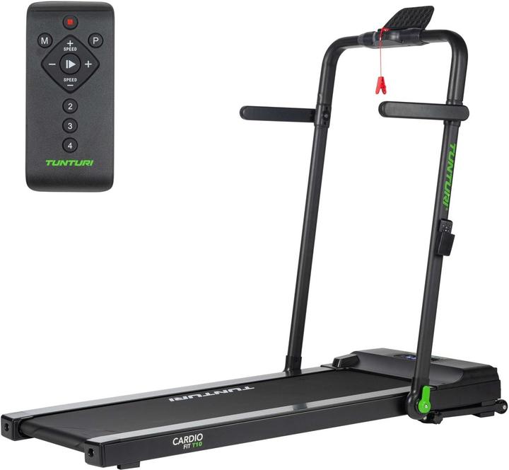 Tunturi Cardio Fit T10 Loopband - Wandelband inklapbaar - Ultra platte walking pad met