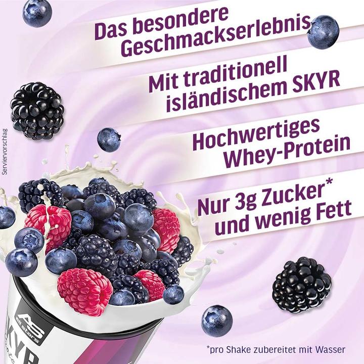 Actual product image All Stars Skyr protein (Berry mix, Yoghurt, 1 pcs., 400 g)