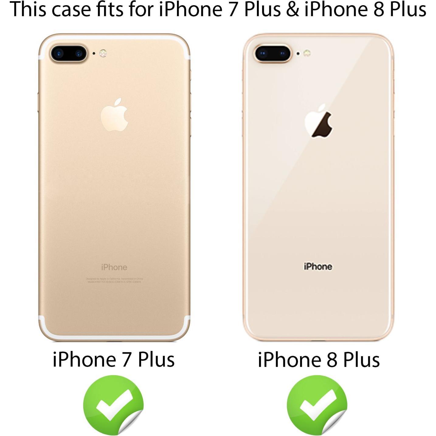 Thumbnail - Nalia Handyhülle (Apple iPhone 8 Plus, Apple iPhone 7 Plus), Smartphone Hülle, Pink