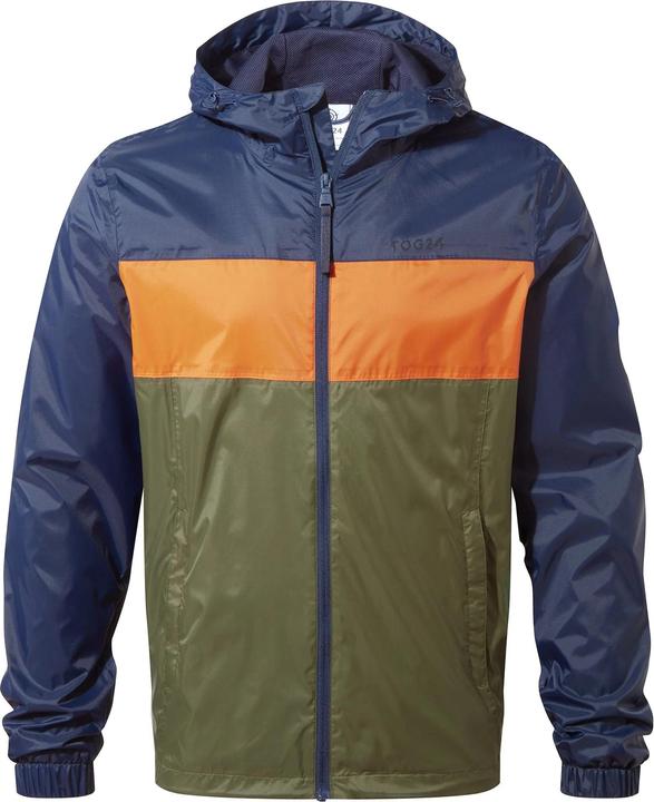 Actual product image TOG24 Mens Craven Milatex Colour Block Waterproof Jacket (4XL)
