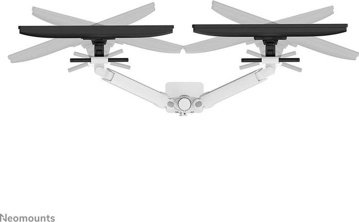 Actual product image Neomounts table mount duo 100x100 11kg/24-34"/white/fully movable (Table, 34", 11 kg)
