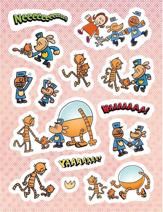 Produktbild Dog Man Stickerbuch