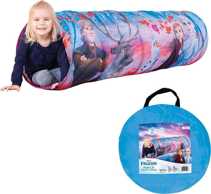Magni Disney Frozen ice queen pop up play tunnel play tent foldable with carry bag