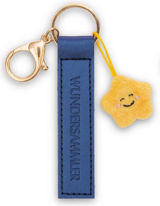 Produktbild Magni NICI Schlüsselanhänger Wundersammler Kunstlederband mit Stern blau 10cm