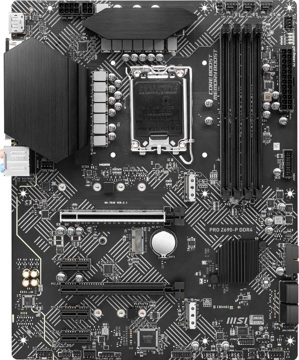 Image du produit MSI Pro Z690-P (LGA 1700, Intel Z690 (DDR4), ATX)