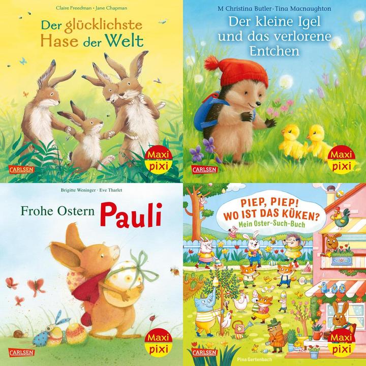 Maxi-Pixi-4er-Set 102: Endlich Frühling! (4x1 Exemplar) (Deutsch, Diverse, 2023)