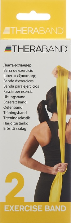 Produktbild TheraBand Übungsband (2.50 m, Leicht)